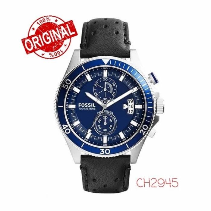 Jam Tangan Pria CH2945 CH 2945 Kulit Stainless Watches