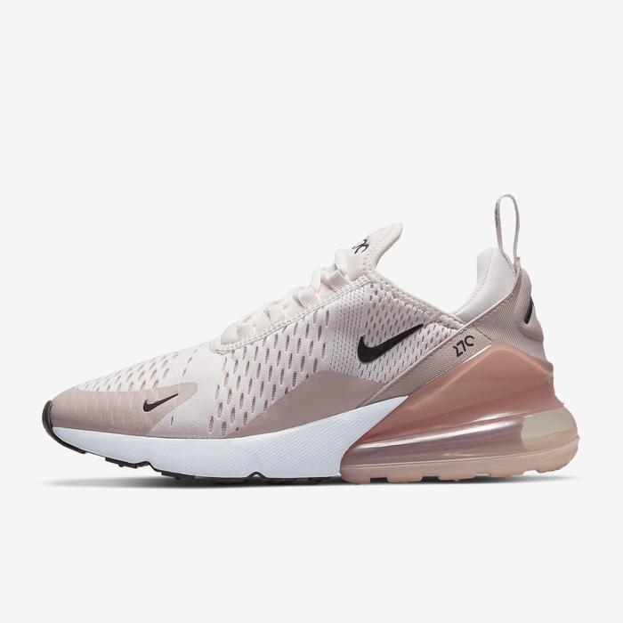 Nike Air Max 270 Wanita AH6789 Sepatu Kasual - Putih/Hitam/Hijau
