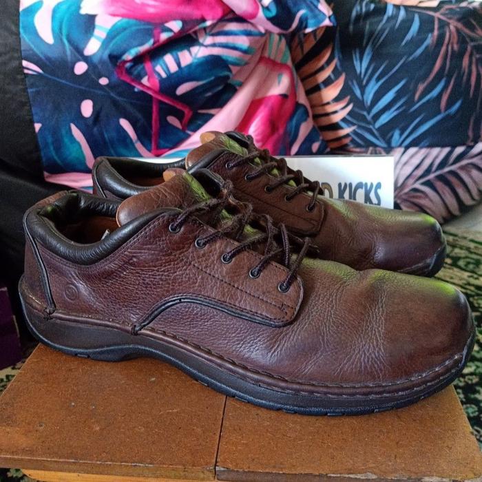 Sepatu Formal Der Gniw Brown Second - Size 47