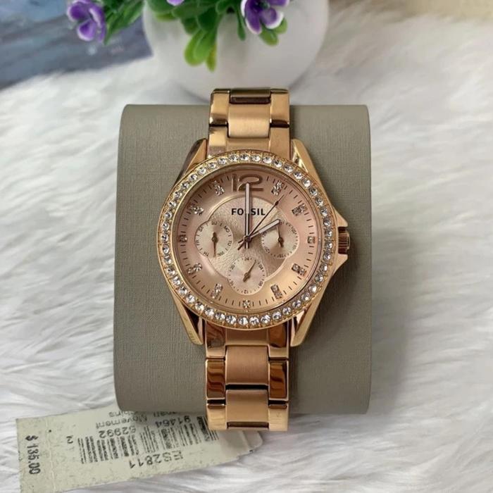 Jam Tangan Wanita ES2811 ES 2811 Stainless Watches