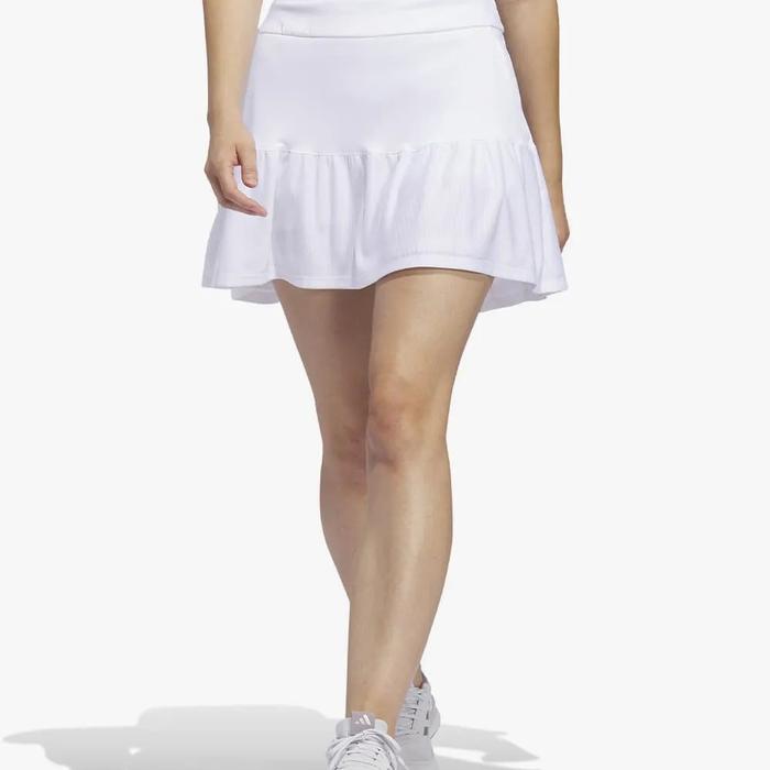 ROK GOLF WANITA ADIDAS ULTIMATE CLUB FRILL SKORT WOMEN'S - WHITE ORI