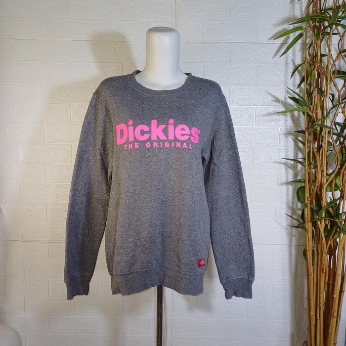 CREWNECK DICKIES ORIGINAL, SIZE M (SECOND BRANDED) ABU-ABU, CN0206