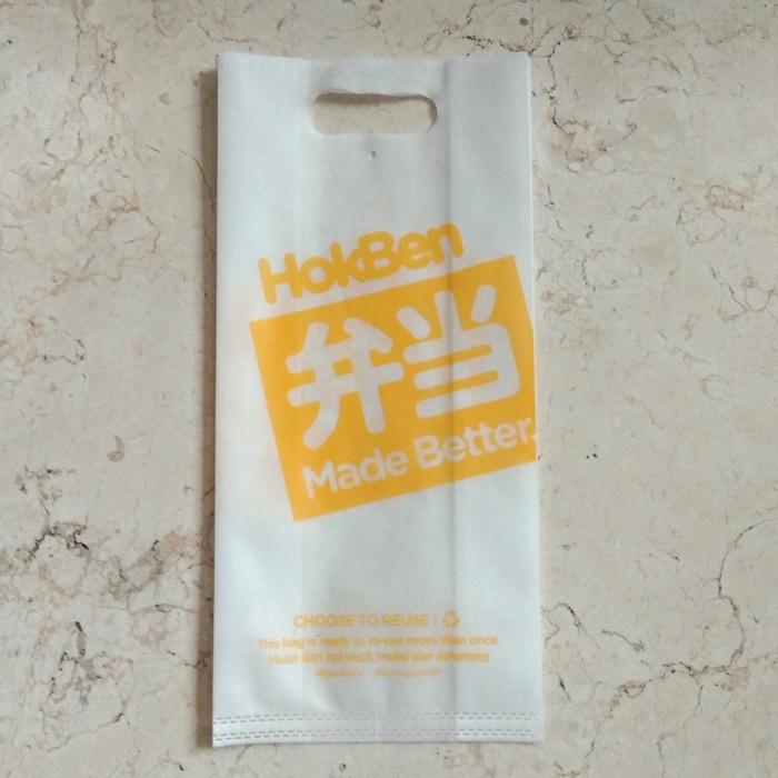tas bahan spunbond shopping bag Hoka Hoka Bento