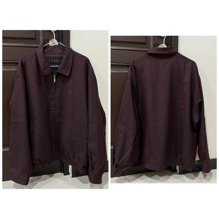 Jaket Harrington, Jaket Bolak Balik ( Reversible) Parkland. Vintage.
