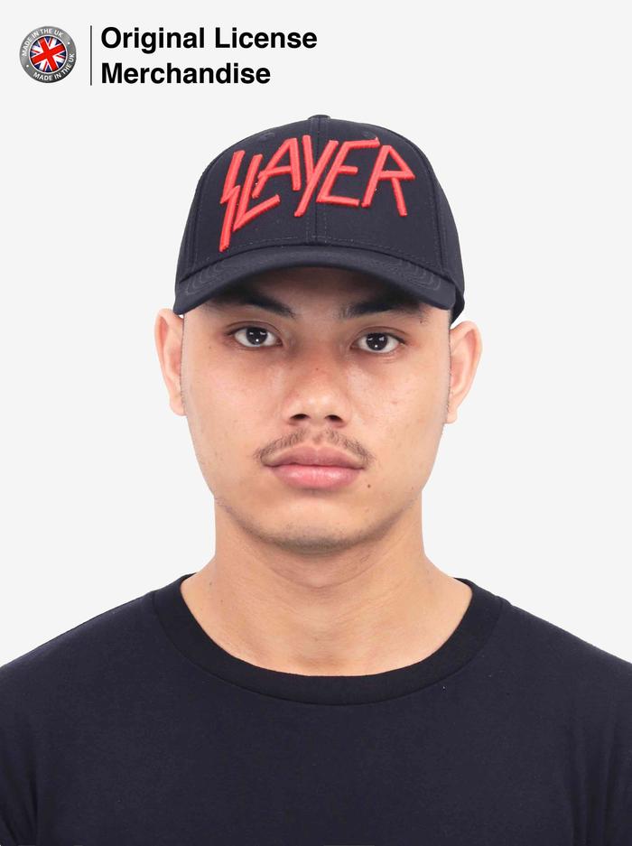 Cap Caps Baseball Hat Topi Band SLAYER Original Slayer Logo Hat