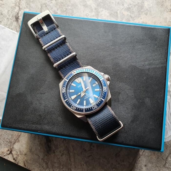 Seiko Samurai Blue Lagoon SRPB09K1 Limited Edition not Turtle