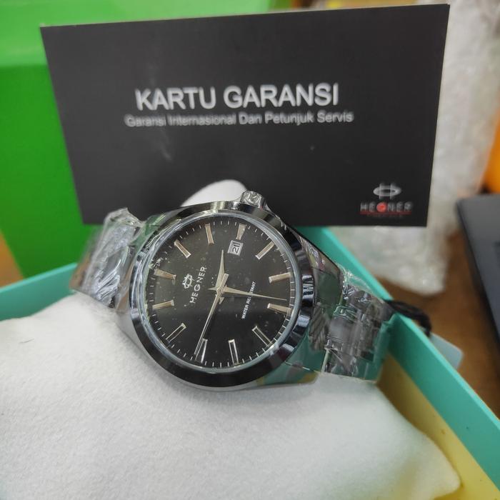Jam Tangan Wanita Hegner 1678 Black Original