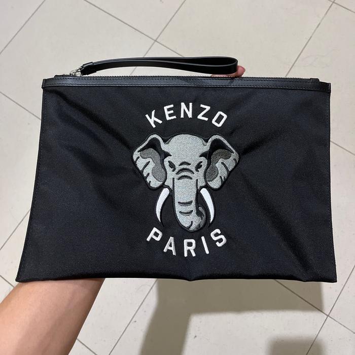Kenzo clutch elephant not fendi, longchamp, givenchy, valentino, dior
