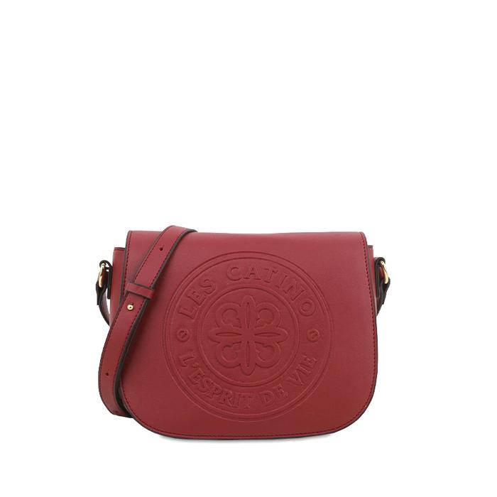Sling & Shoulder Bag Esprit Flap (Garnet Red) - Les Catino Original