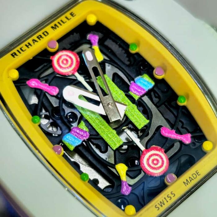 Jam tangan Automatic Swiss RM 07-01 Lady Bon Lolipop Candy fullset
