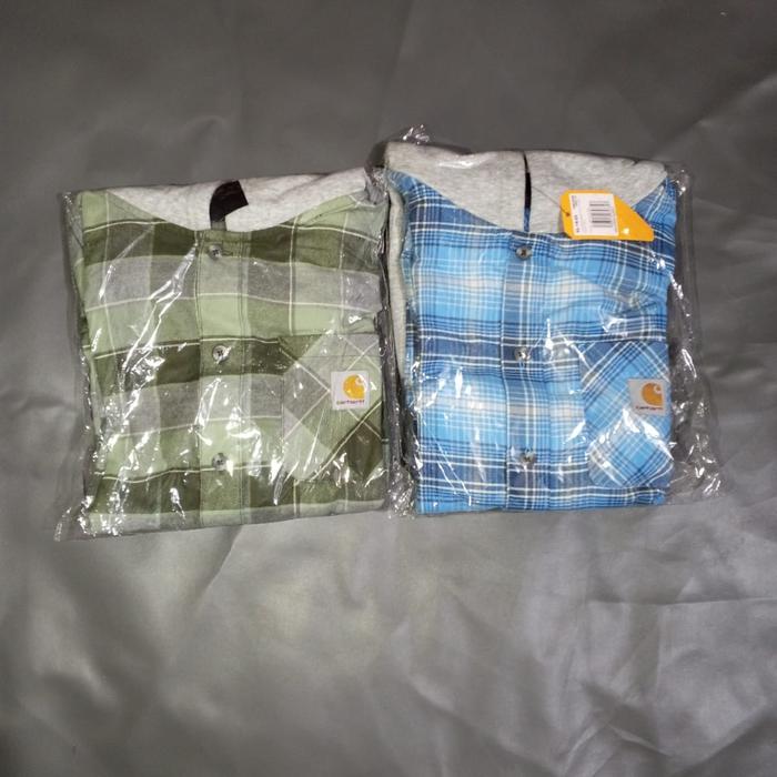 Kemeja Flanel Hoodie Carhartt Original
