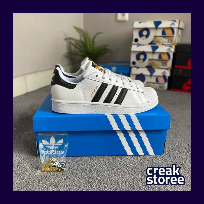 ADIDAS SUPERSTAR 50th ANNIVERSARY WHITE BLACK