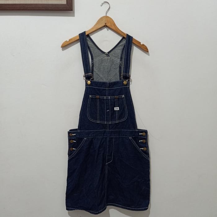 Lee Union Made Sanforized Overalls Denim Skirt / Rok