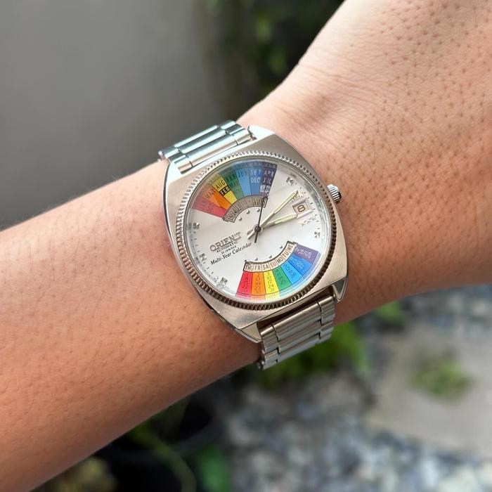 Jam Tangan Langka Orient Multiyear Calendar Automatic 21 jewels