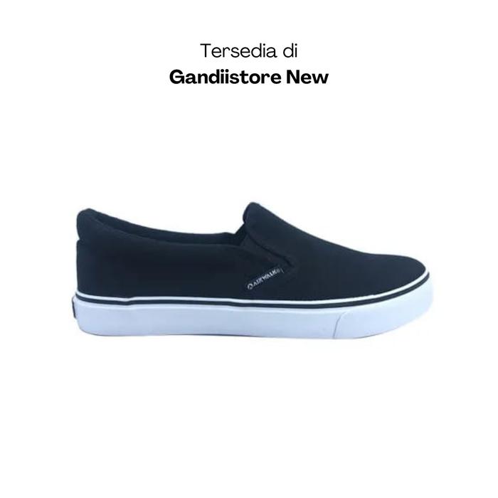 Sepatu Slip On Pria Airwalk Arjun AIWXF230816B Black White Men BNIB