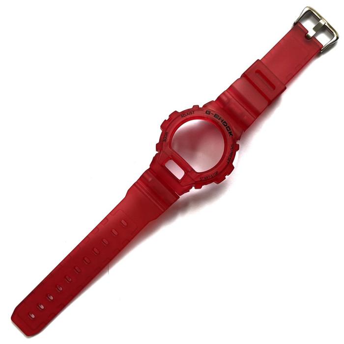 BNB BEZEL STRAP CASIO G-SHOCK GSHOCK DW 6900 DW 6600 JELLY DOFF MERAH