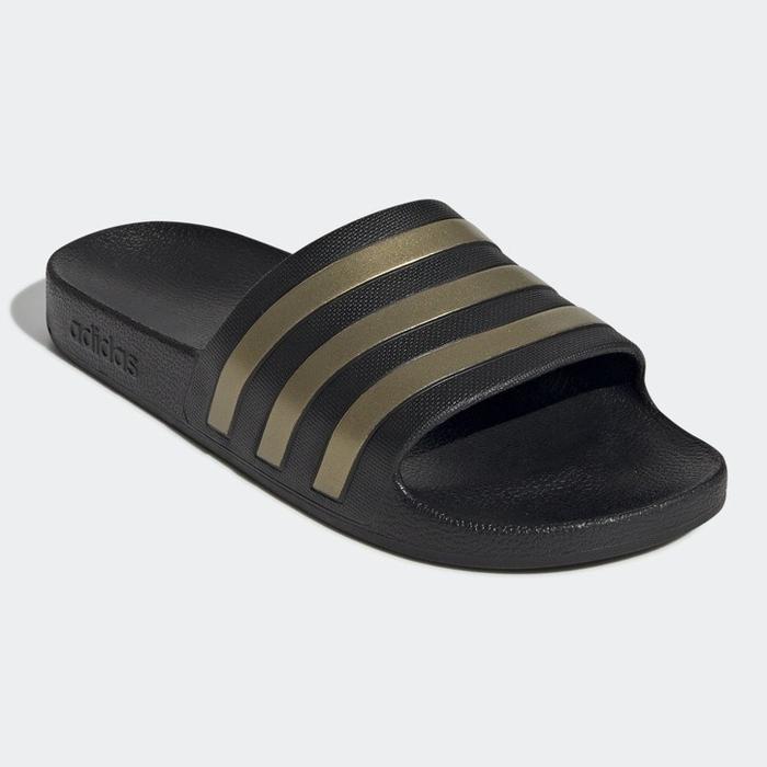 SANDAL ADIDAS ADILETTE SWIM AQUA SLIDES UNISEX EG1758 - BLACK GOLD