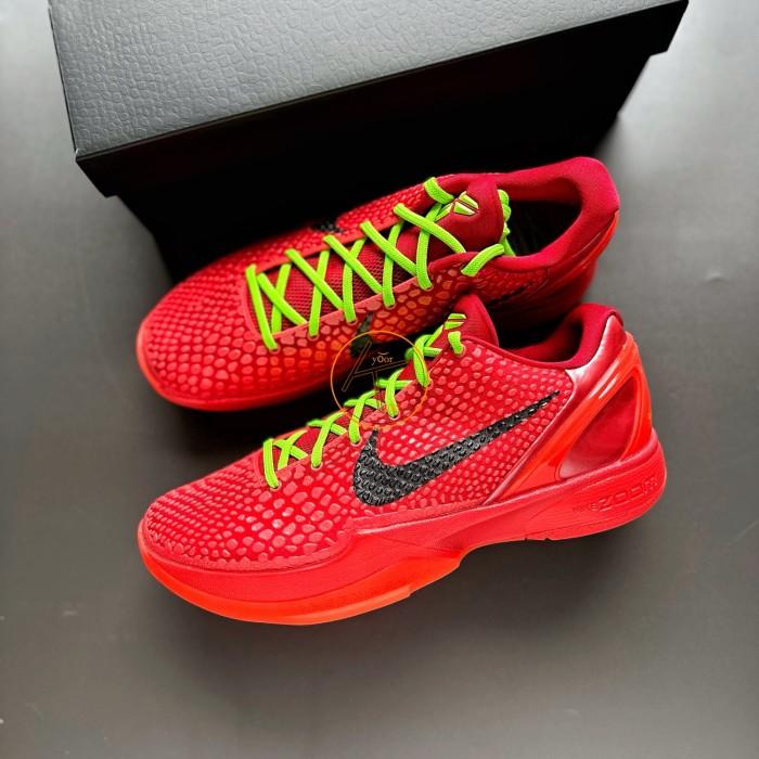 Sepatu Basket Kobe 6 Protro Reverse Grinch Red