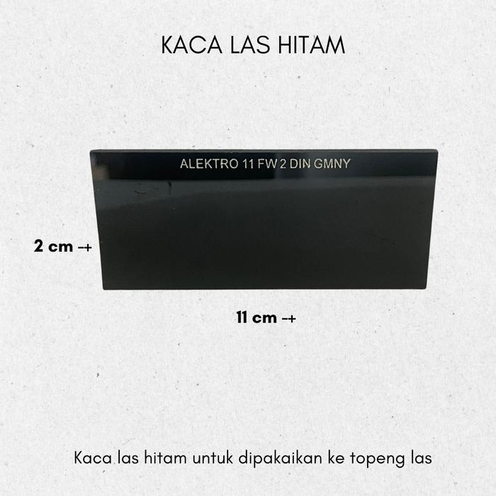 KACA LAS HITAM UNTUK TOPENG LAS