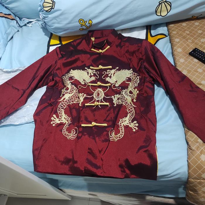 baju cheongsam sangjit pria