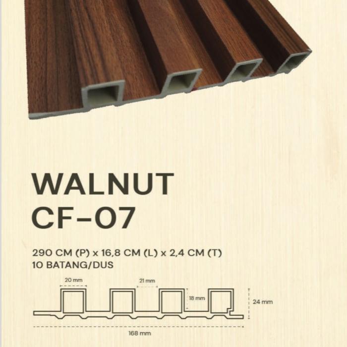 WALLPANELL CHIARA Wall panel dinding kayu aesthetic tebal WPC