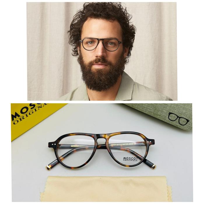 Frame Kacamata MOSCOT JASPER Minus Baca Aviator Korea Pria Wanita