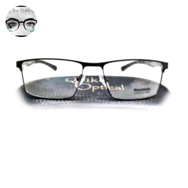 Kacamata Frame Minus Pria Titanium Reebok 89378-C1 M.Black