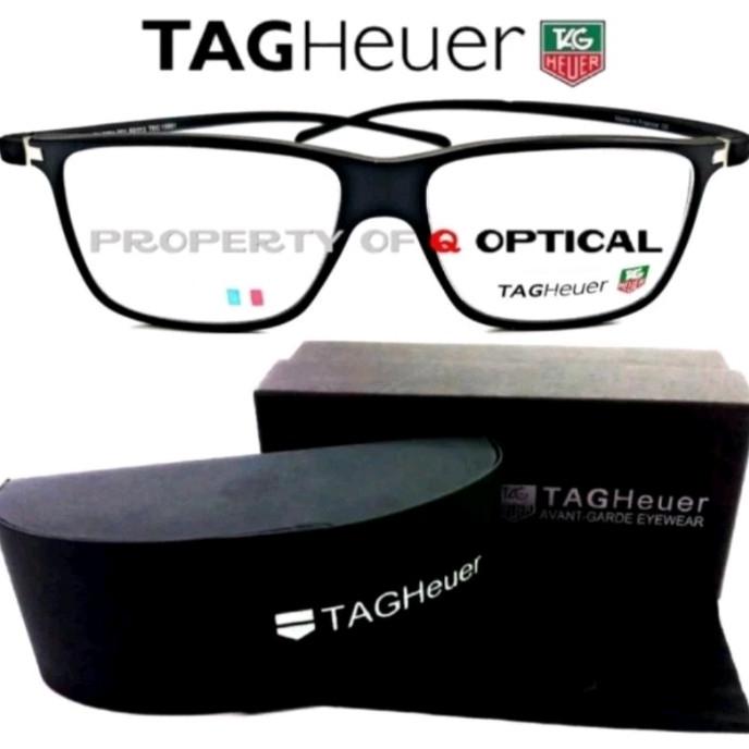 Kacamata Frame Pria Tag Heuer Reflex 001 Matte Black