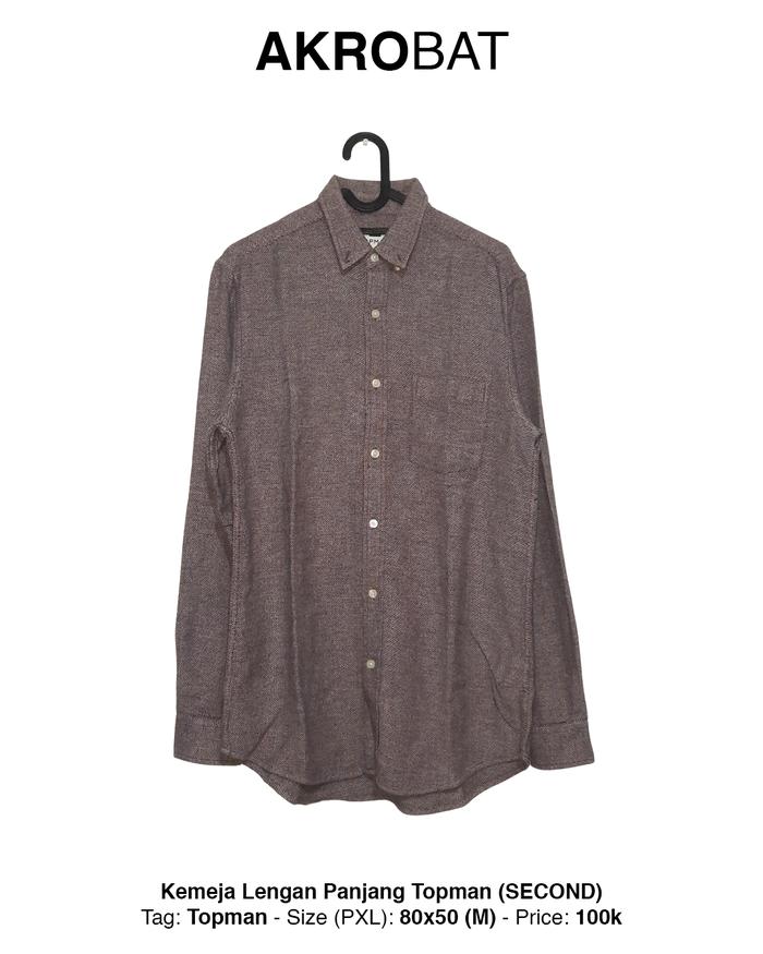 Kemeja Lengan Panjang Topman (Second)