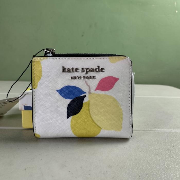 Dompet Wanita WLRU6145 cameron small l-zip bifold WLRU6145 lemon zest