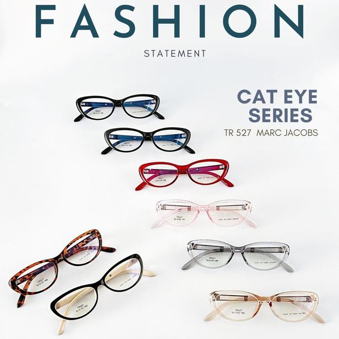 Frame Kacamata Cat Eye MARC JACOB 527 MJ527 Wanita  Feminim