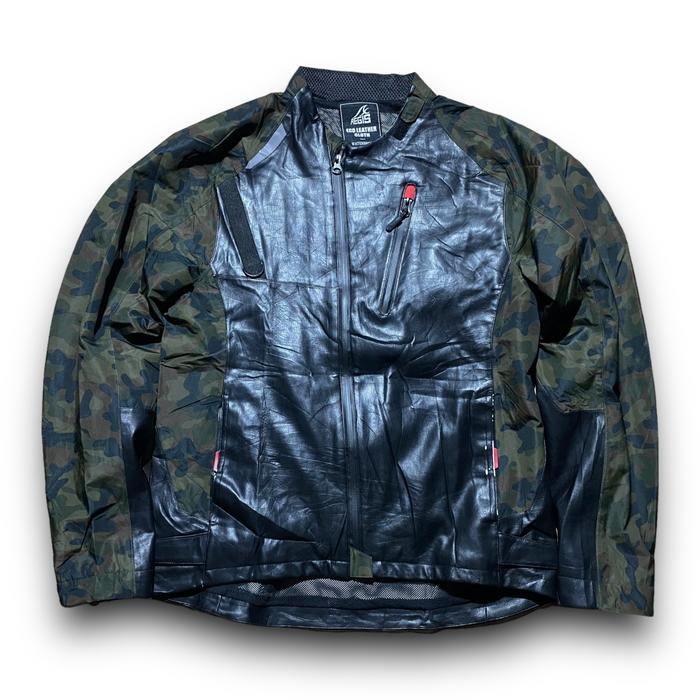AEGIS Raider Rain Jacket Eco Leather Waterbroof Function