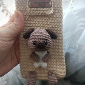 Rajut Tas HP Phone Pouch Karakter Lucu