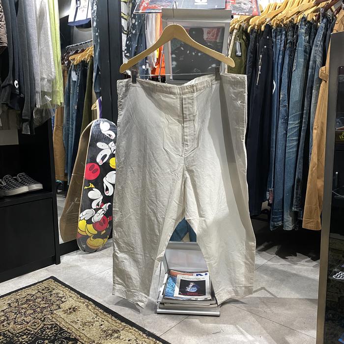 FUMITO GANRYU JAPAN - TRAPERED PANTS (LIGHT GREY)