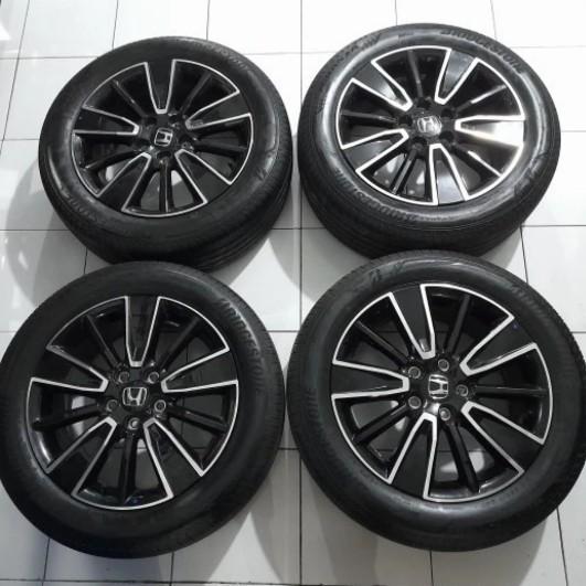 VELEG MOBIL ORI STD WRV R17x7 PCD 5x114 ET55 BAN BRIDGESTONE 215/55R17