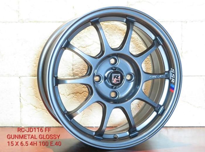 velg ring 15 ssr type f flow forming velg mobil Swift Sirion Datsun