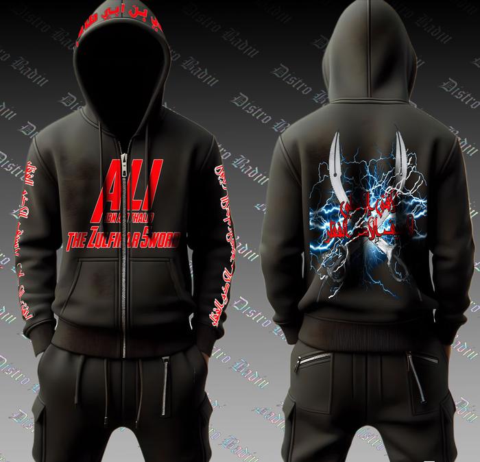 Jaket Dakwah Distro Badju Ali Bin Abi Thalib Zulfikar