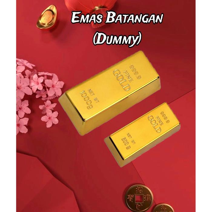 DEKORASI EMAS BATANGAN 500g - 1000g