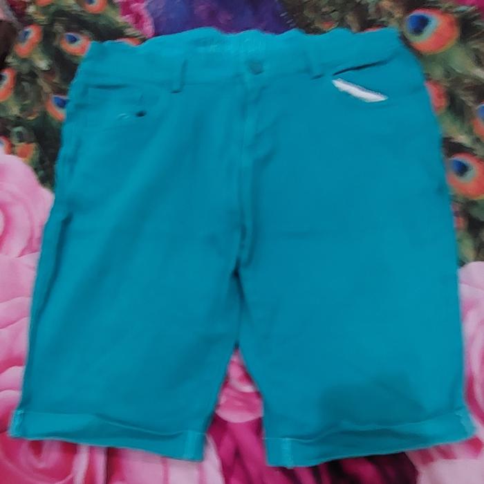 celana soft jeans pendek wanita nevada