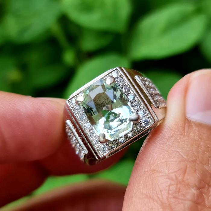3.60ct Untreated Green Beryl Afghanistan Body Glass eye clean emerald