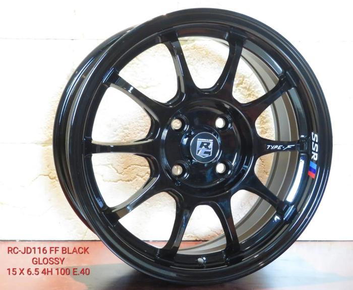 velg mobil ring 15 pcd 4x100 velg racing ssr type f flow forming r15