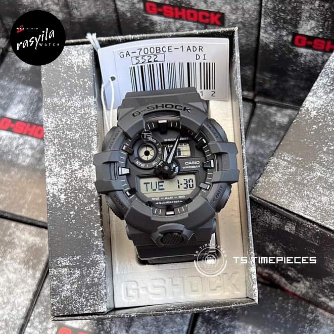 Casio G-Shock GShock GA-700BCE / GA700BCE - Black Canvas