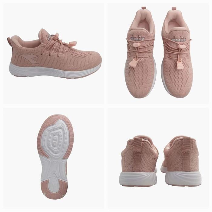 SALEEE 100% Original Diadora BIAGO JR Girl's Sneakers Shoes - Pink