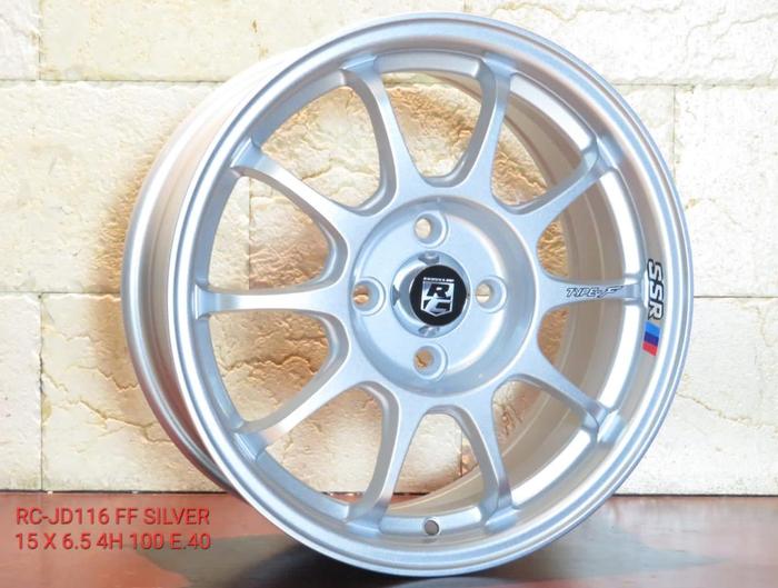 velg mobil ssr type F ring 15 pcd 4x100 velg r15 flow forming murah