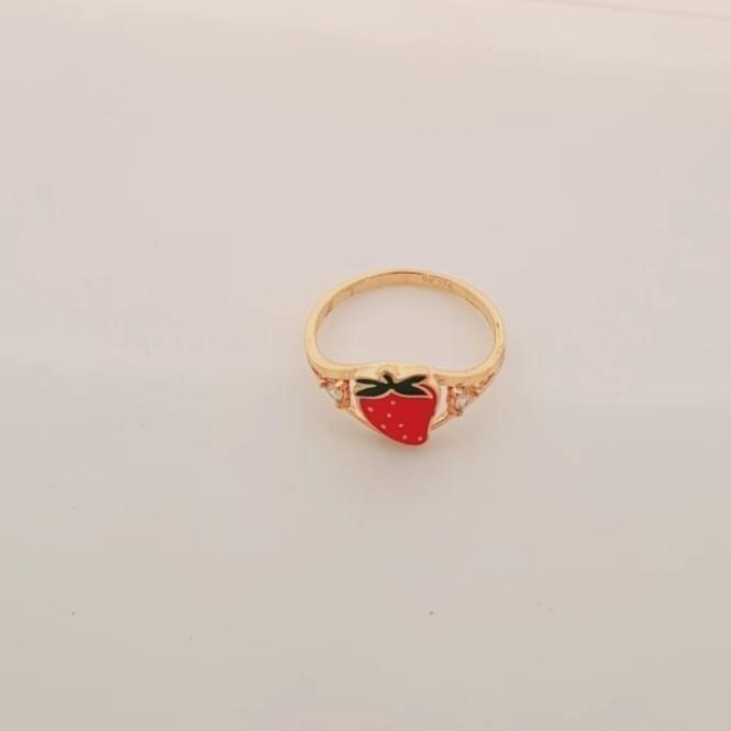 Cincin Anak Motif Emas Asli Kadar 375