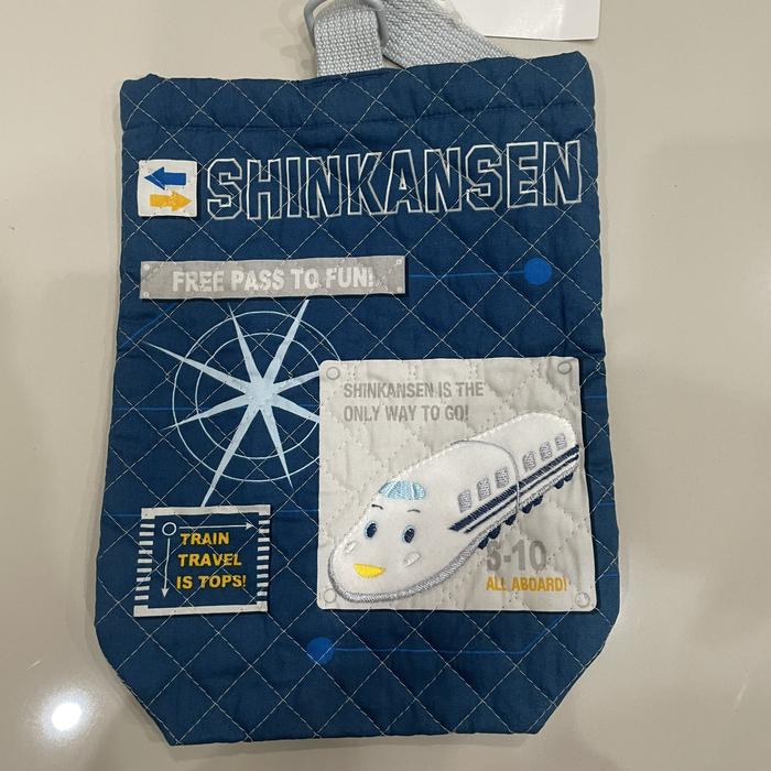 shinkansen kids shoe bag / tas sepatu anak sanrio