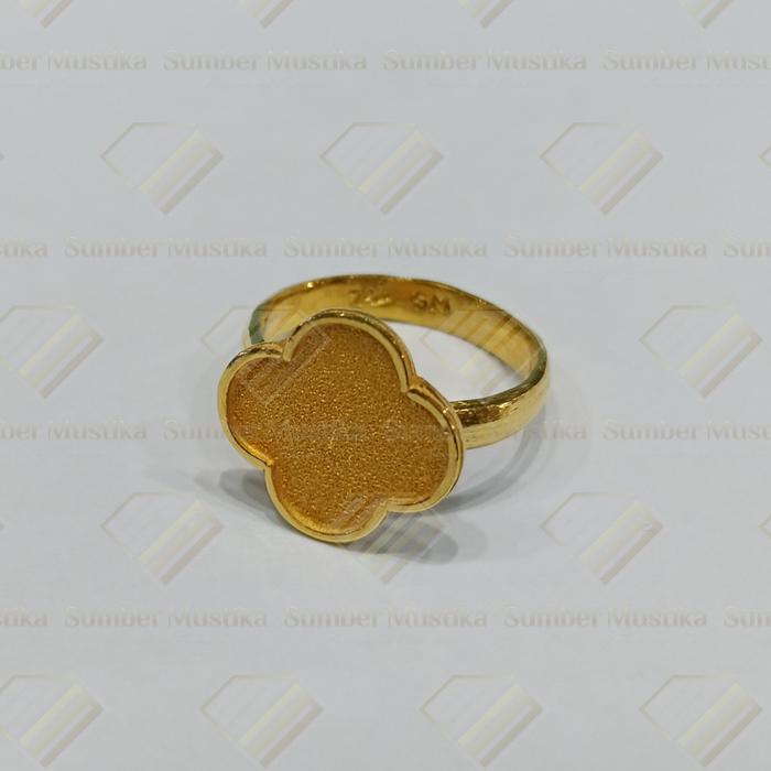 Cincin Emas 24 karat Model Fanclip