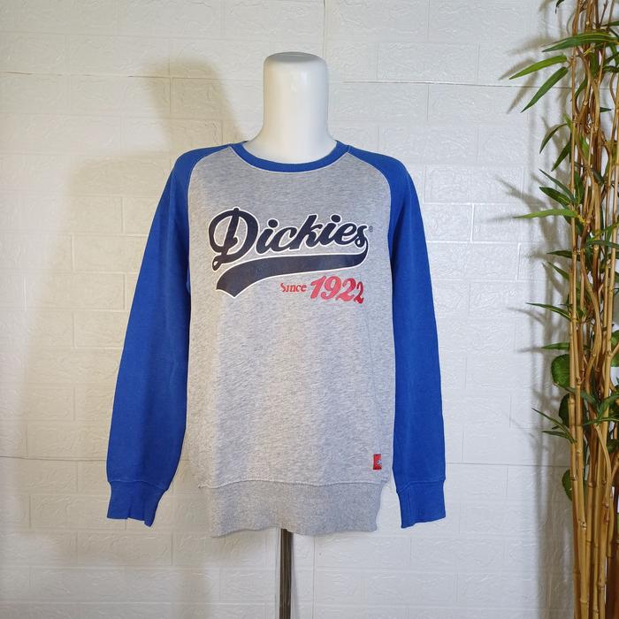 CREWNECK DICKIES ORIGINAL, SIZE S (SECOND BRANDED) ABU-BIRU, CN0211