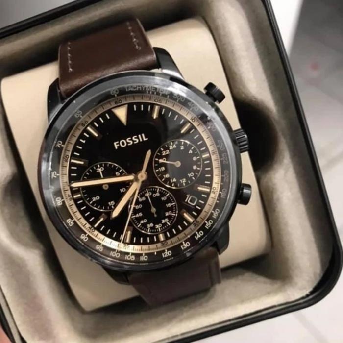 Jam Tangan Pria FS5529 5529 Kulit Stainless Watches
