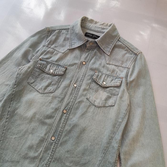 Number Nine Kemeja Panjang Denim